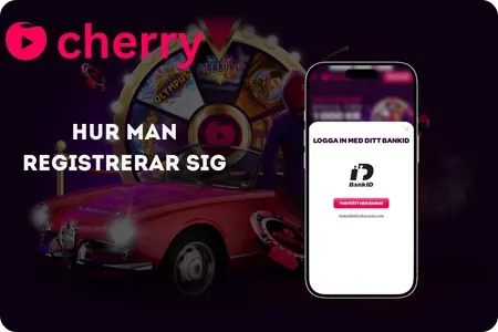 Så skapar du ett konto på Cherry Casino